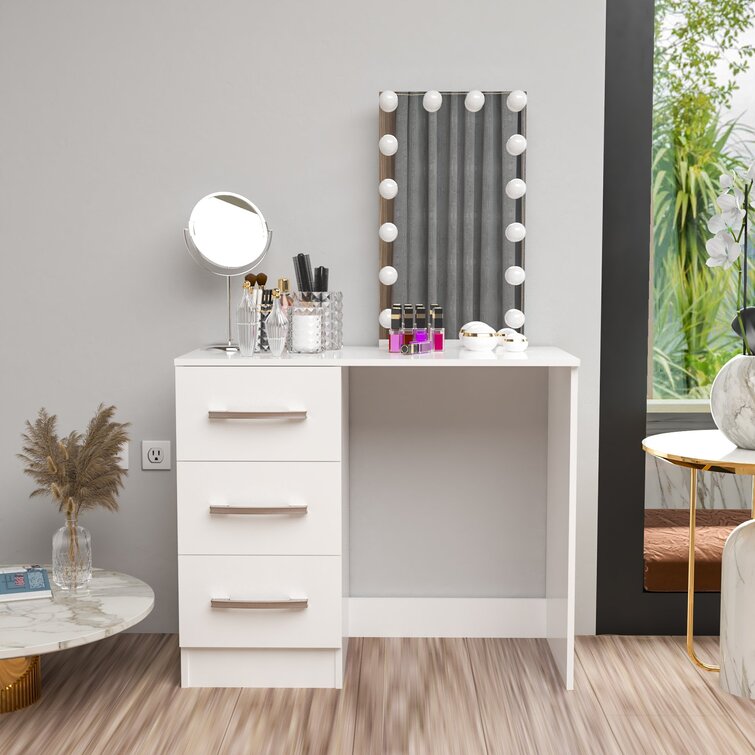 iris vanity table and stool