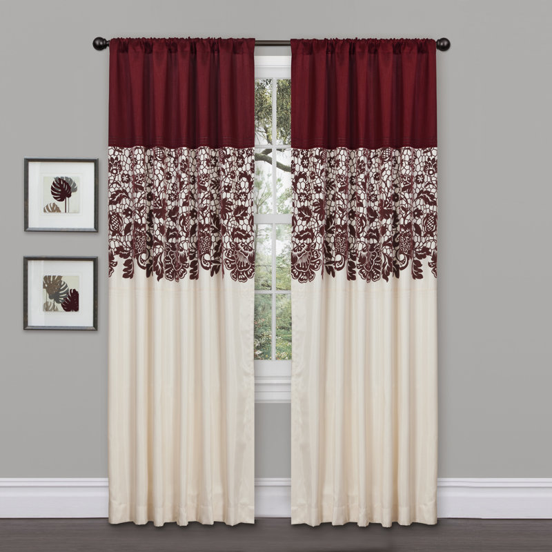 Fleur De Lis Living Craner Light Filtering Rod Pocket Single