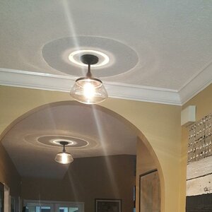 1-Light Semi Flush Mount