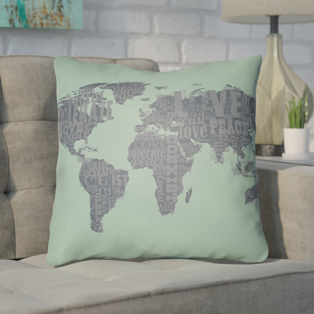 Ivy Bronx Bainum Square Throw Pillow Reviews Wayfair
