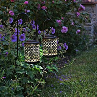 Hage Shepherds Crook Hanging Moroccan Silhouette 1-Light LED Pathway Light (Set Of 6) By Sol 72 Outdoor