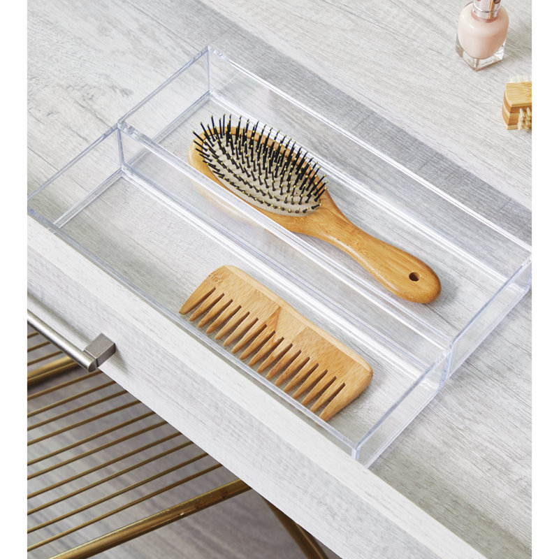 Idesign Clarity 2 Piece Drawer Organizer Set Wayfair