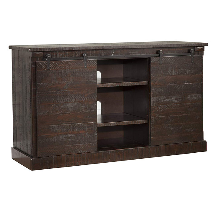 Loon Peak Rogers Solid Wood Tv Stand For Tvs Up To 65 Inches Wayfair
