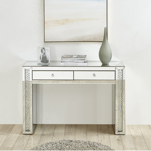 Go to store & view more images Latrell Rectangle Crystal Console Table by Rosdorf Park