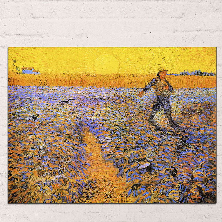 East Urban Home 'Sower Under the Sun' by Vincent Van Gogh Painting Print |  Wayfair.co.uk