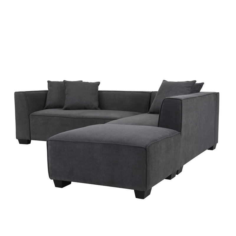 Daria Right Hand Facing Modular Sectional With Ottoman Daria Right Hand Facing Modular Sectional With Ottoman