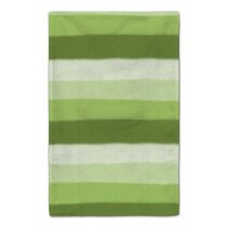 Qty 1 New St Patrick's Shamrock Terry Cotton Kitchen Towel ~Small Clover White 