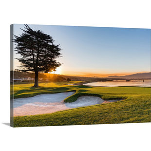photo panoramique mer art californie usa Encadrée imprimer-océan à pebble beach