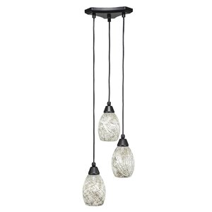 Europa 3-Light Cascade Pendant