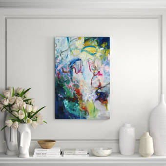 Chelsea Art Studio Tropical Zest By Emma Brooks Wrapped Canvas