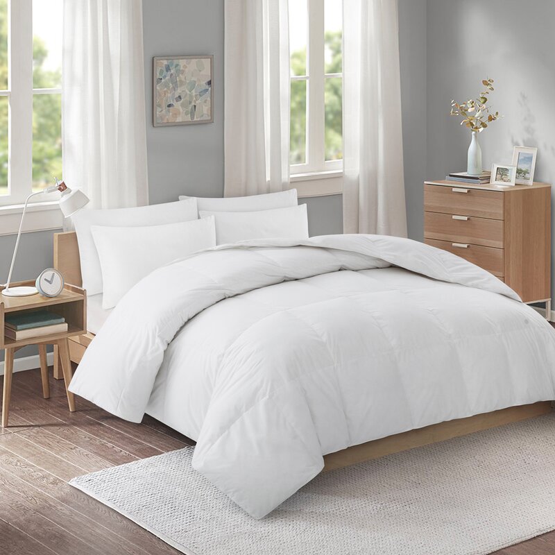 Charlton Home Lightweight Fiber Summer Down Comforter & Reviews | Wayfair