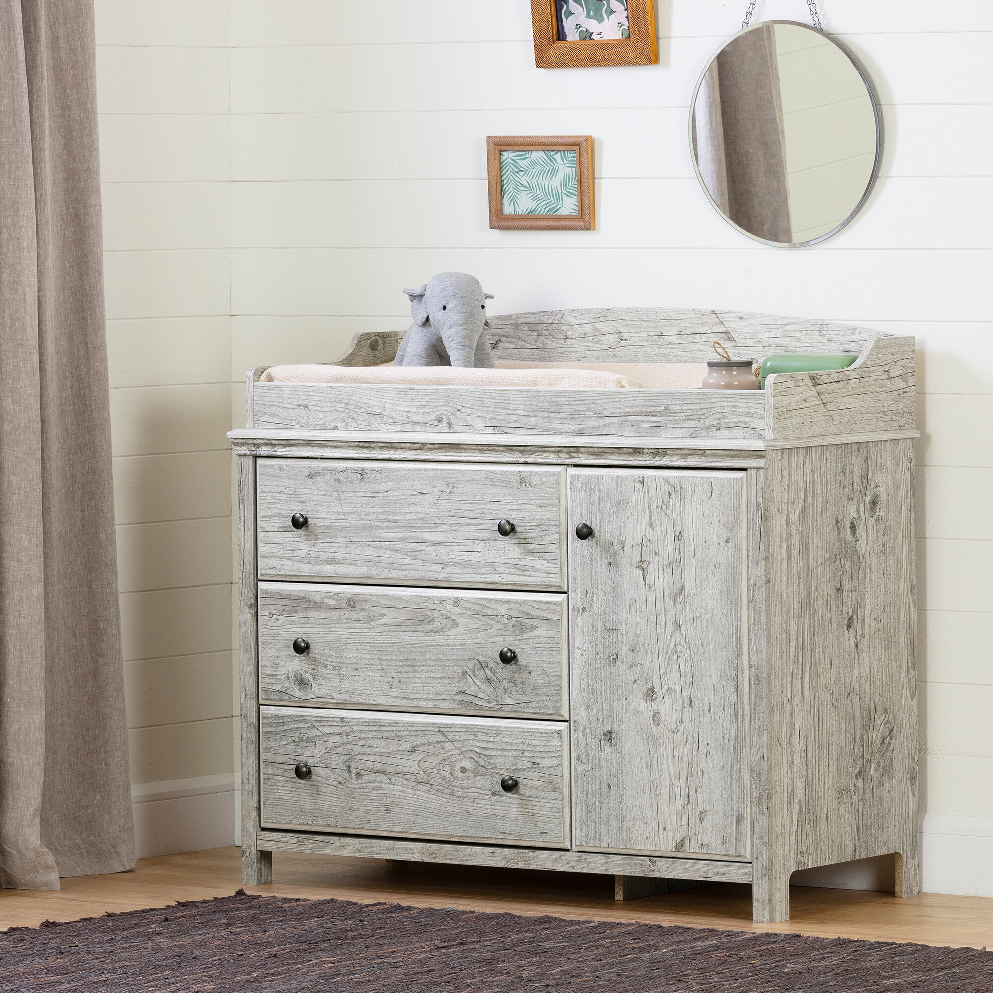 pine changing table chest of drawers