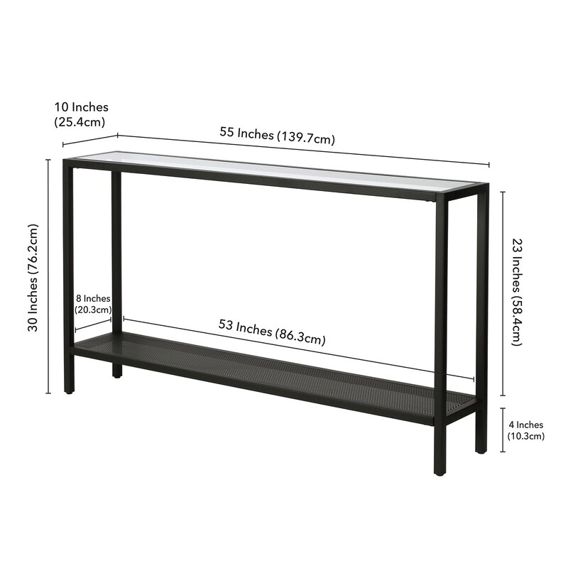 20 inch console table