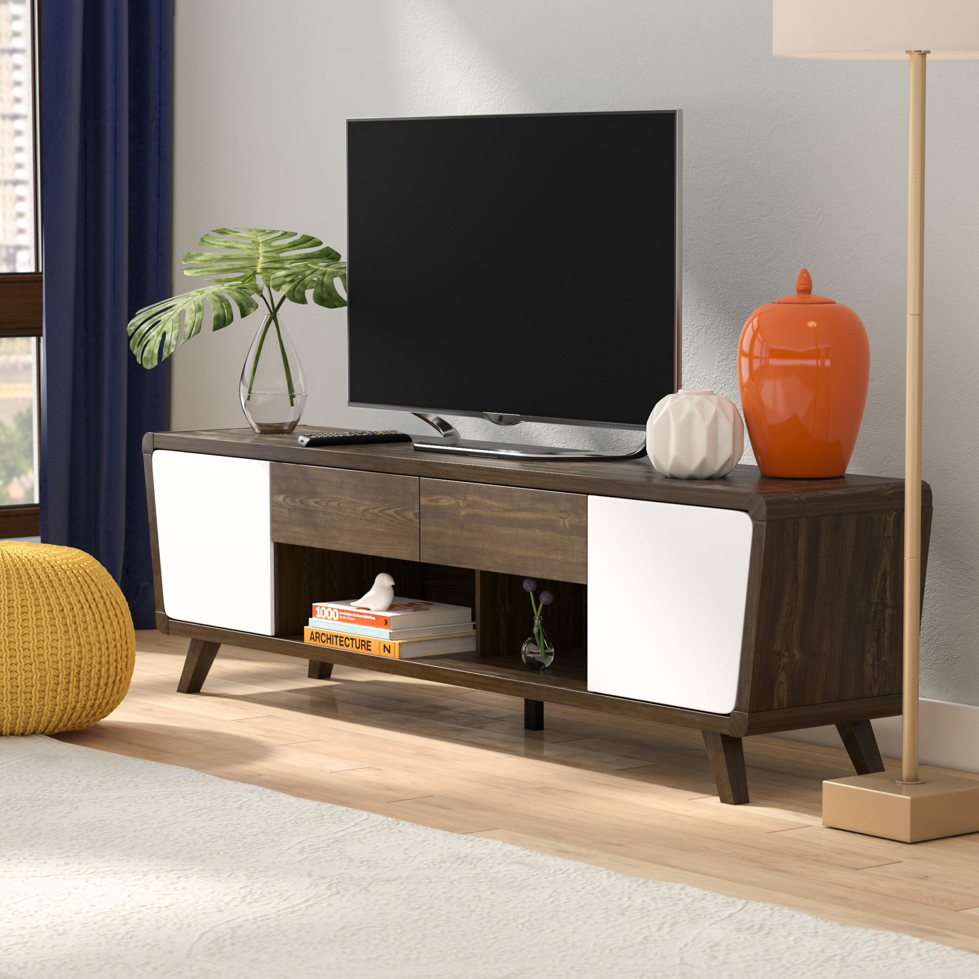 George Oliver Madina Tv Stand For Tvs Up To 85 Reviews Wayfair