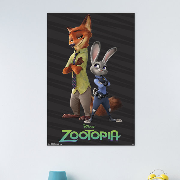 trends international zootopia partners paper print wayfair