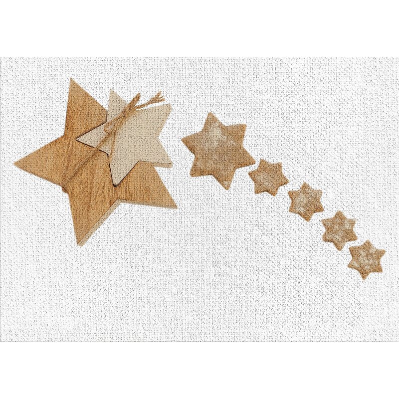 East Urban Home Shooting Star Brown Area Rug Wayfair