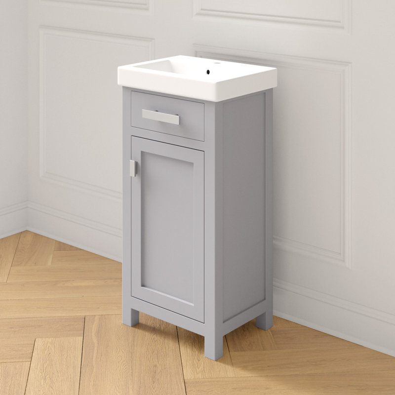 Knighten 18 Single Bathroom Vanity Set Reviews Joss Main Knighten 18 Single Bathroom Vanity Set