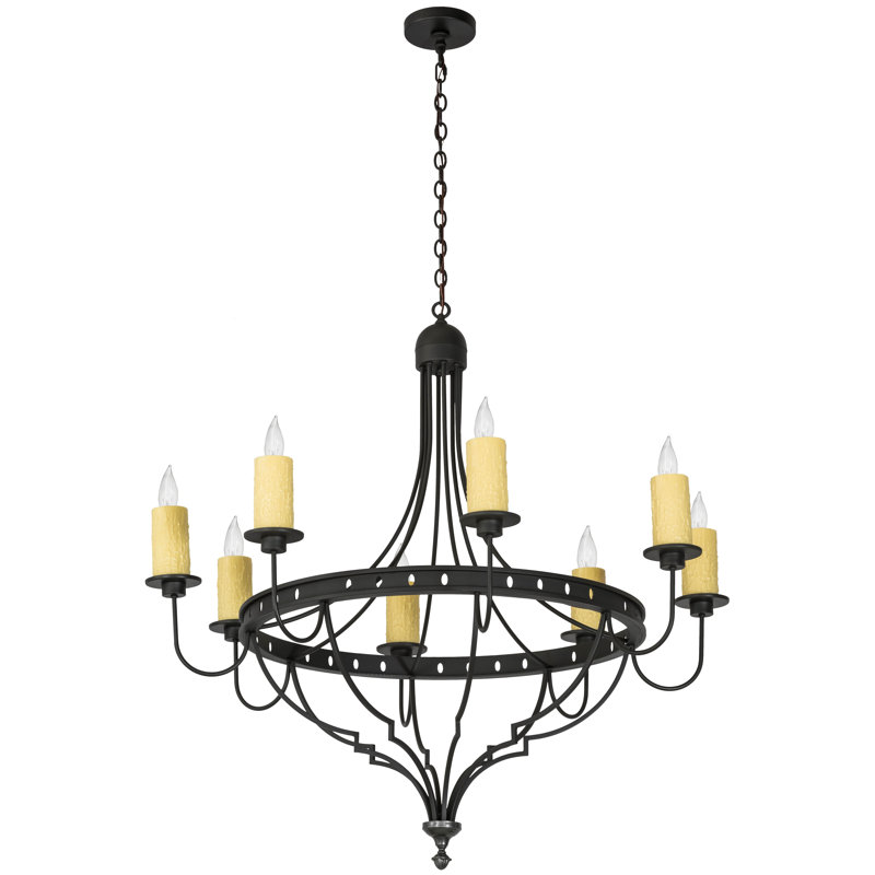 Fleur De Lis Living Behling 8 Light Candle Style Empire Chandelier Wayfair
