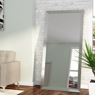 Wall Bedroom Mirrors Wayfair Rectangle Nickel Wall Mirror