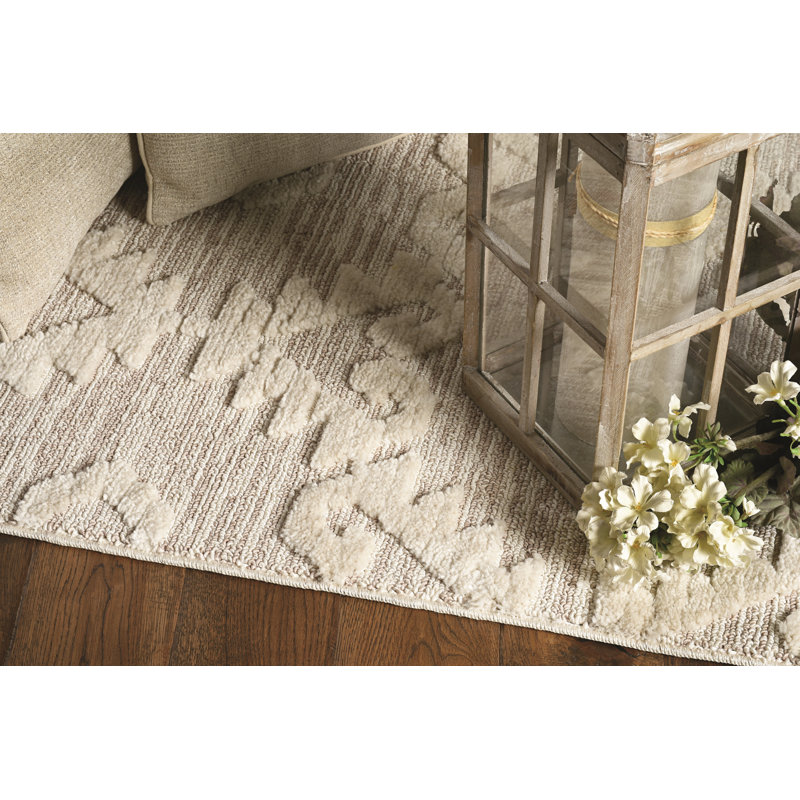 Dakota Fields Willow Performance Ivory Rug & Reviews | Wayfair