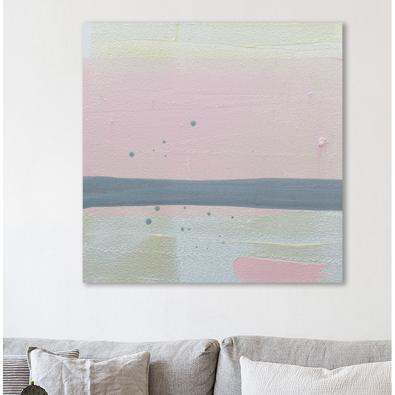 Brayden Studio Pink Sunset Acrylic Painting Print On Wrapped
