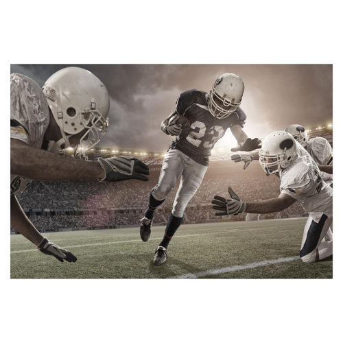 Tackling 1.9m x 2.88m Textured Matte Peel & Stick Wall Mural East Urban Home