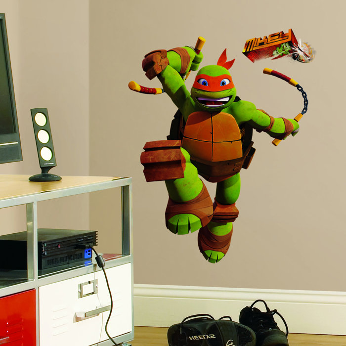 Age Mutant Ninja Turtles Michelangelo Wall Decal Age Mutant Ninja Turtles Michelangelo Wall Decal