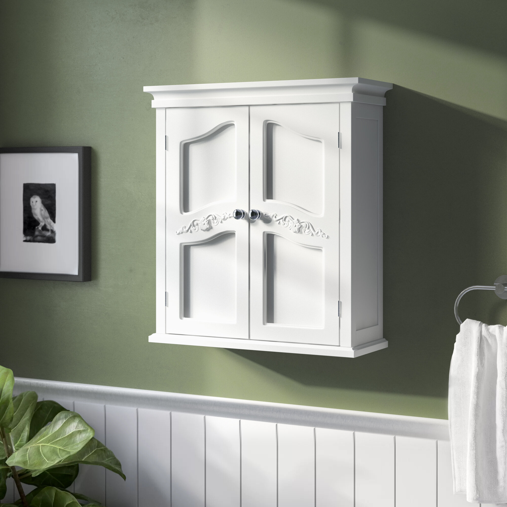 small bathroom wall storage