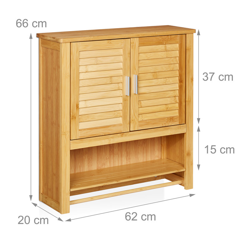 Natur Pur Kylie 62 Cm X 66 Cm Wandbefestigter Schrank