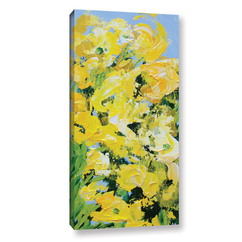 Ophelia Co Lion Grove Garden Painting Print On Wrapped Canvas
