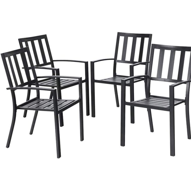 wayfair outdoor stacking chairs