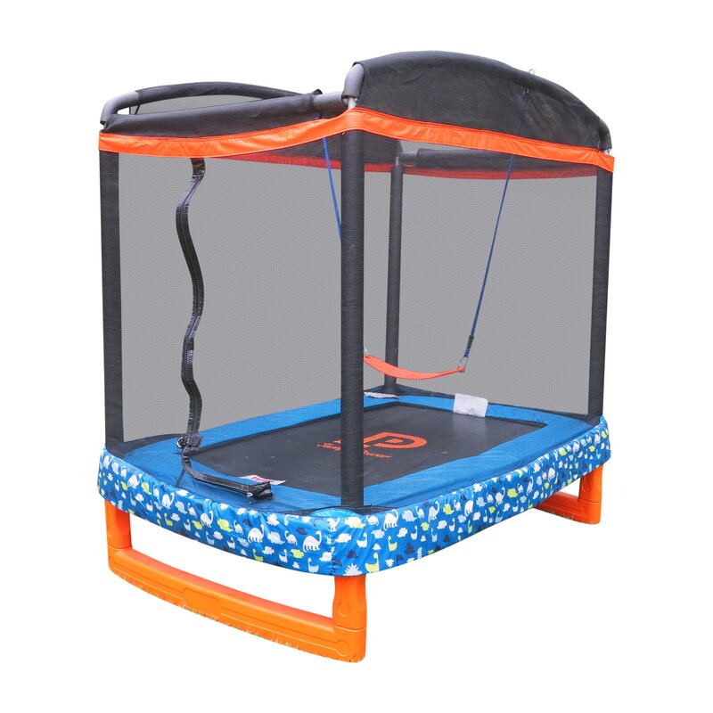 toddler trampoline with swing