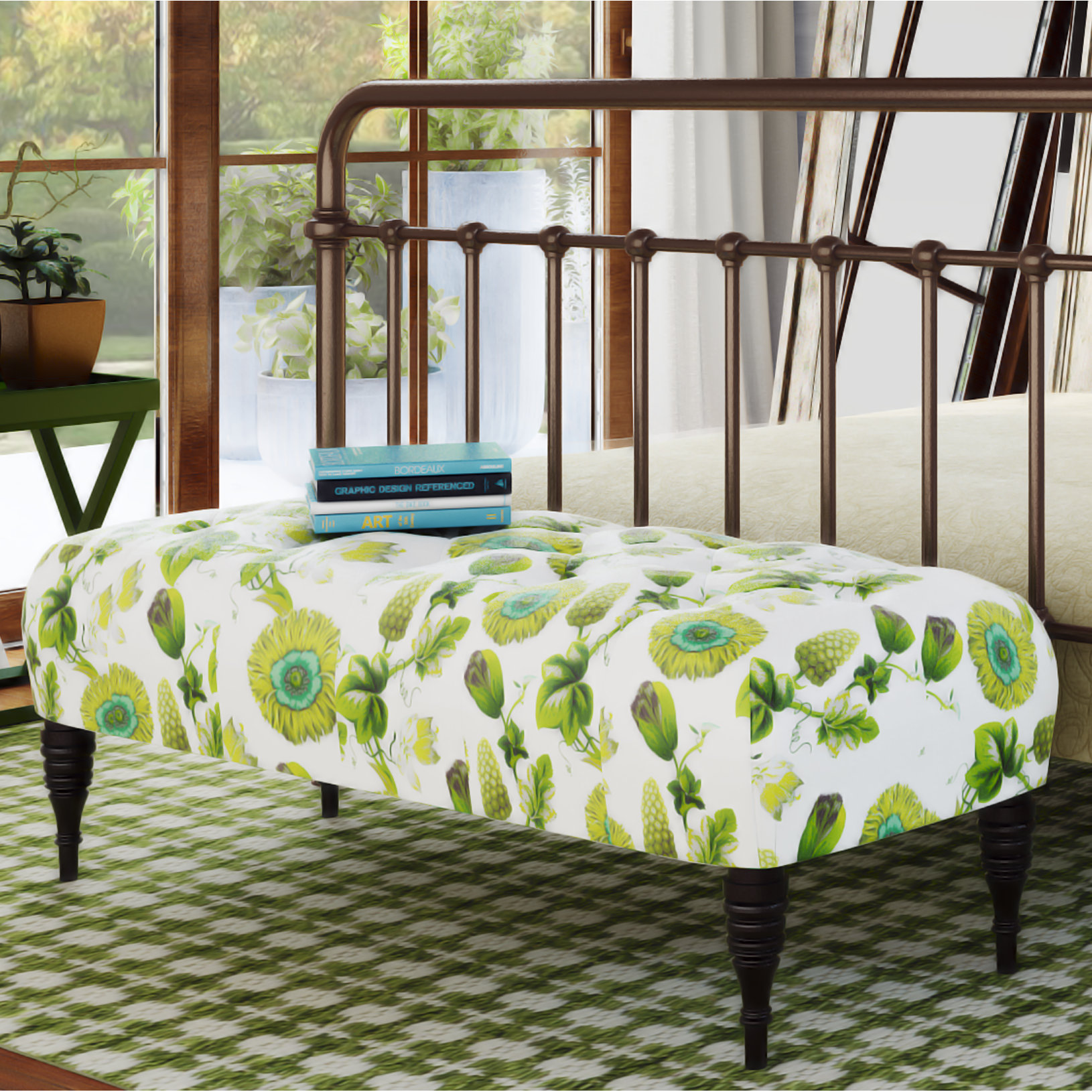 August Grove Acelina Tufted Linen Upholstered Bedroom Bench ... August Grove Acelina Tufted Linen Upholstered Bedroom Bench ...