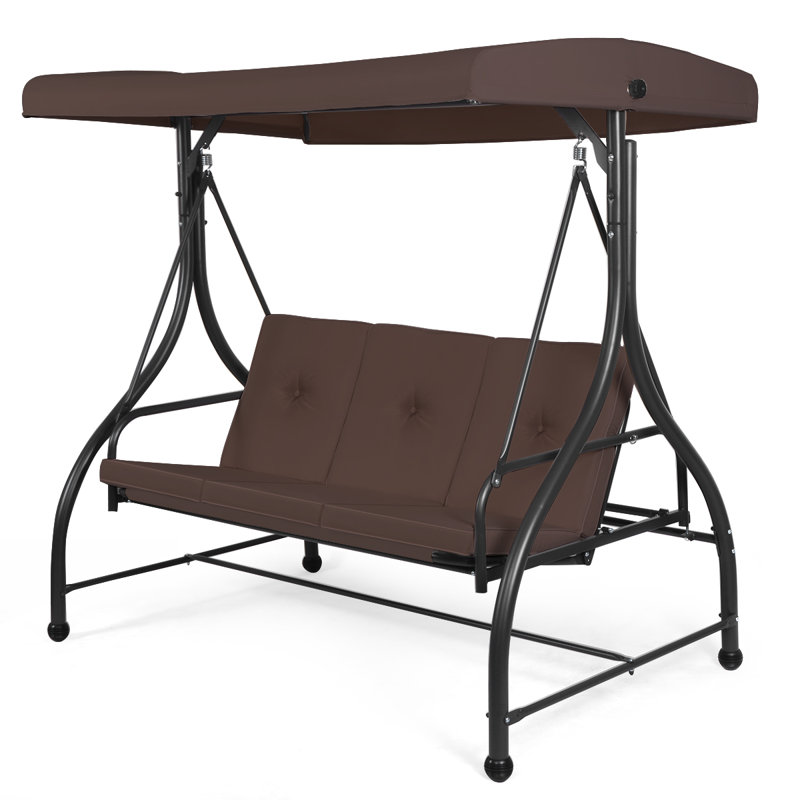 Arlmont Co Briggs Converting Outdoor Porch Swing With Stand