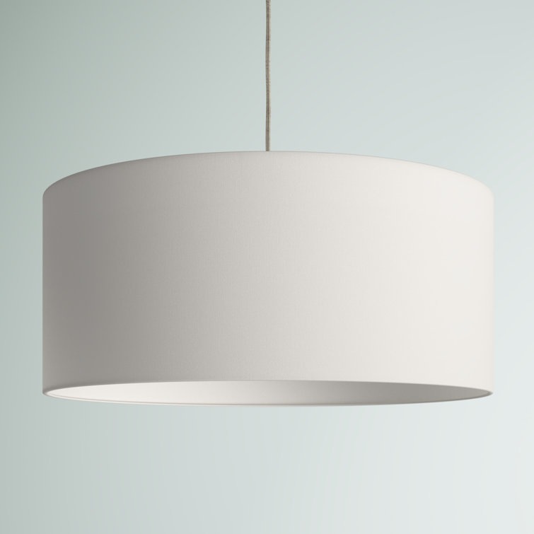 Light Shaded Drum Chandelier 