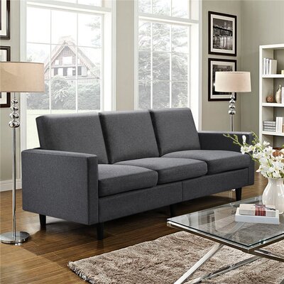 incomplete 3-Seater Upholstered Sofa Couch