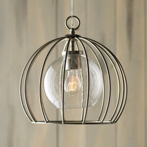 Aarons 1-Light Bowl Pendant