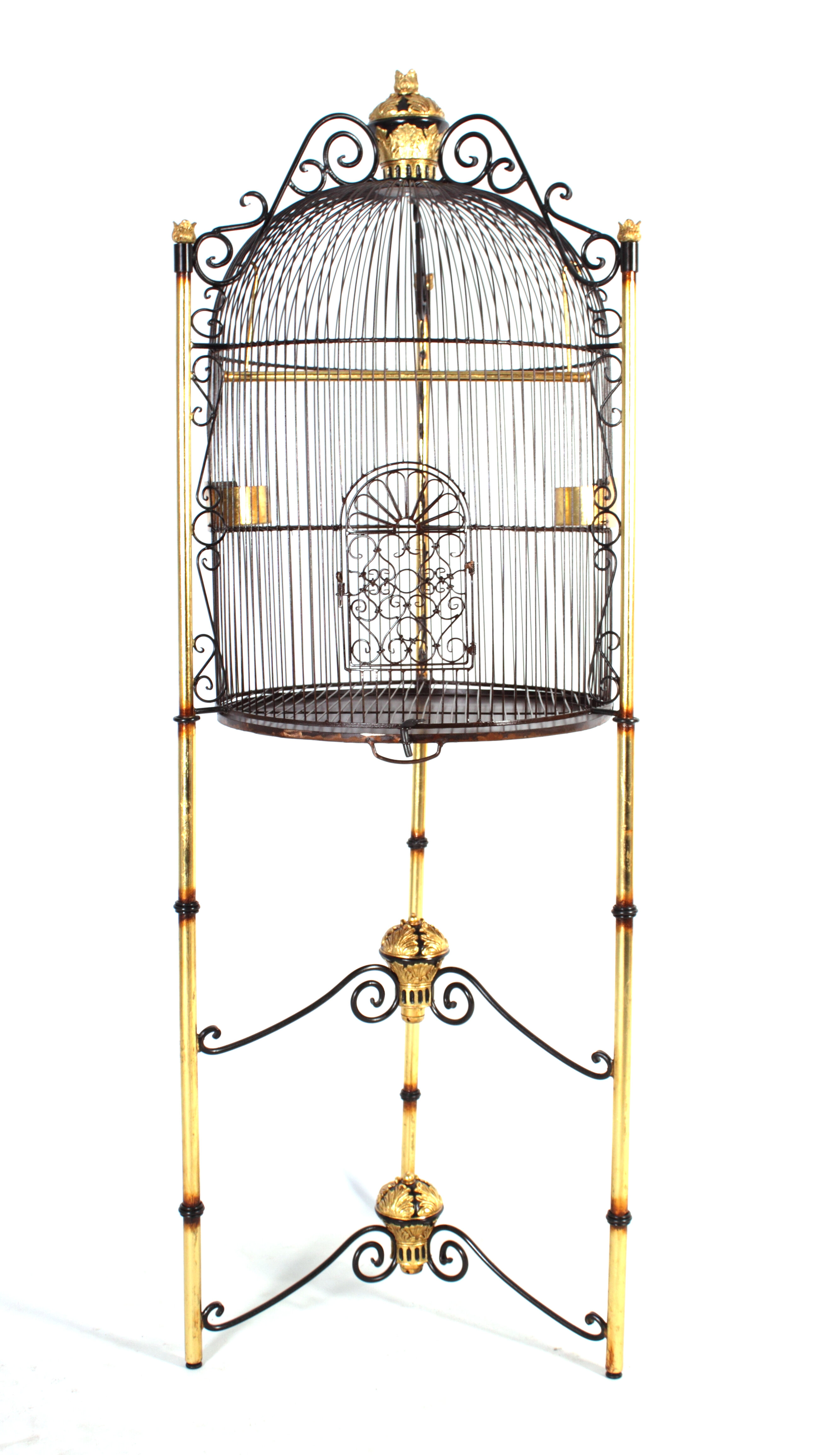 decorative bird cage stand