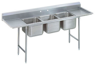 T9-83-60-18RL-X T-9 Series 103" x 35" Free Standing Service Sink