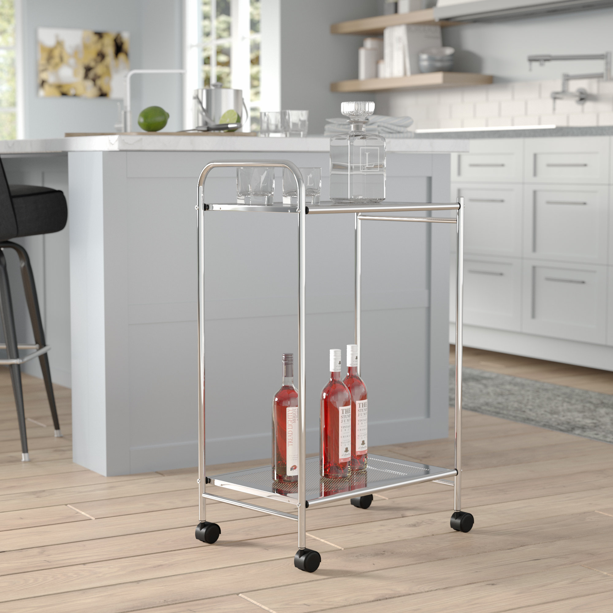 Rebrilliant Kitchen Bar Cart Reviews Wayfair Rebrilliant Kitchen Bar Cart Reviews