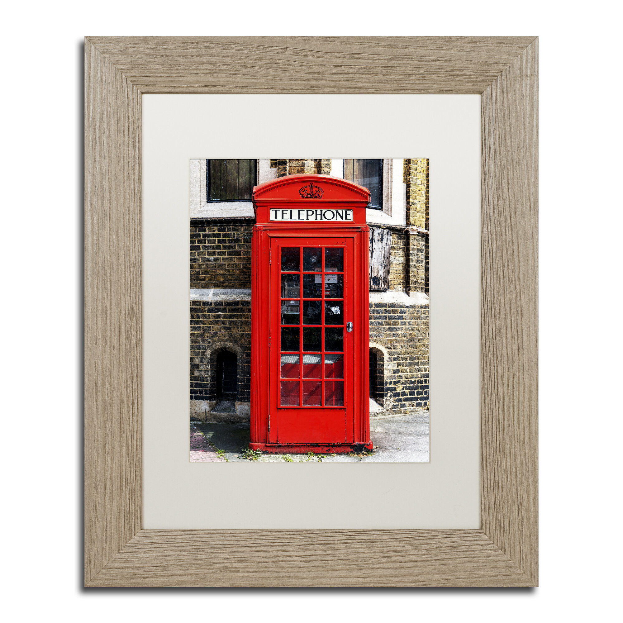 Trademark Art English Phone Booth London By Philippe Hugonnard Framed Photographic Print On Canvas Wayfair
