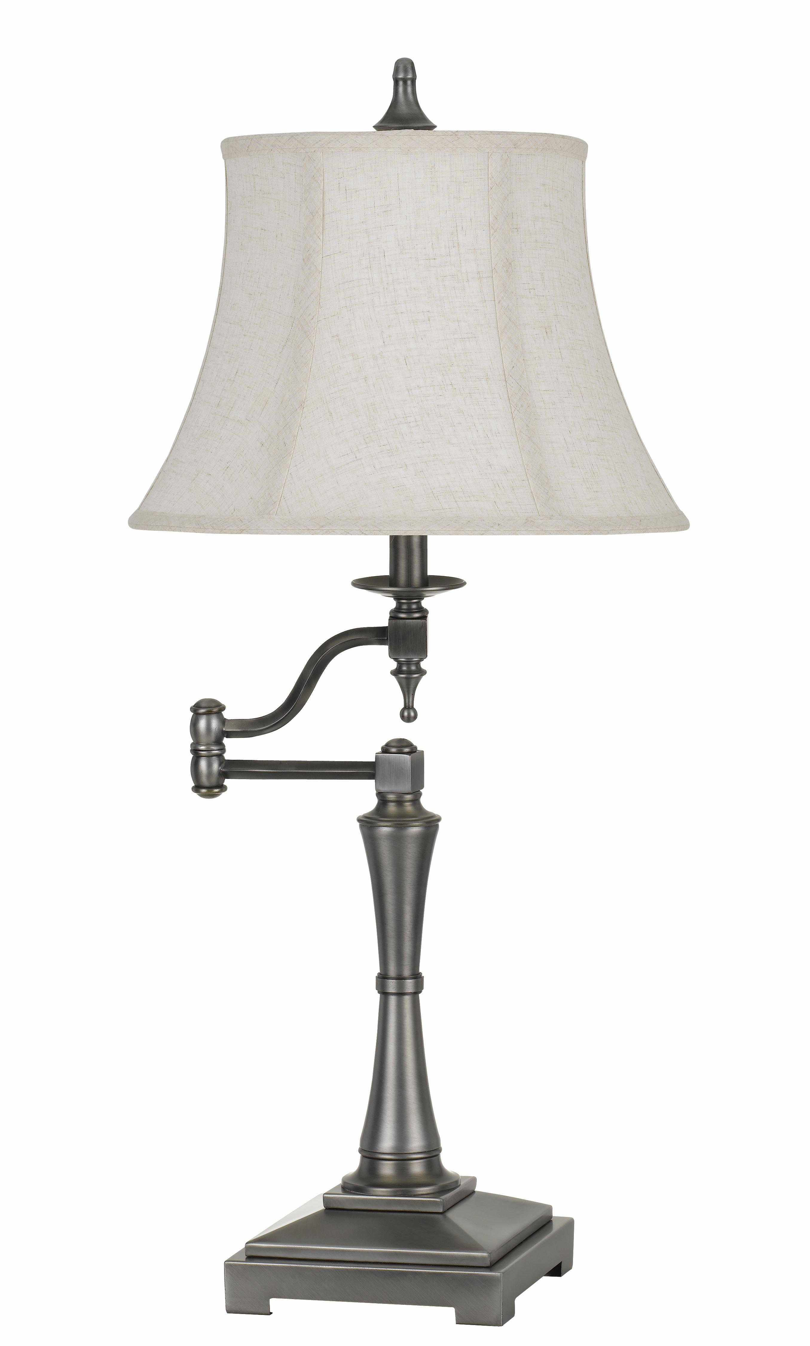 wayfair silver table lamps