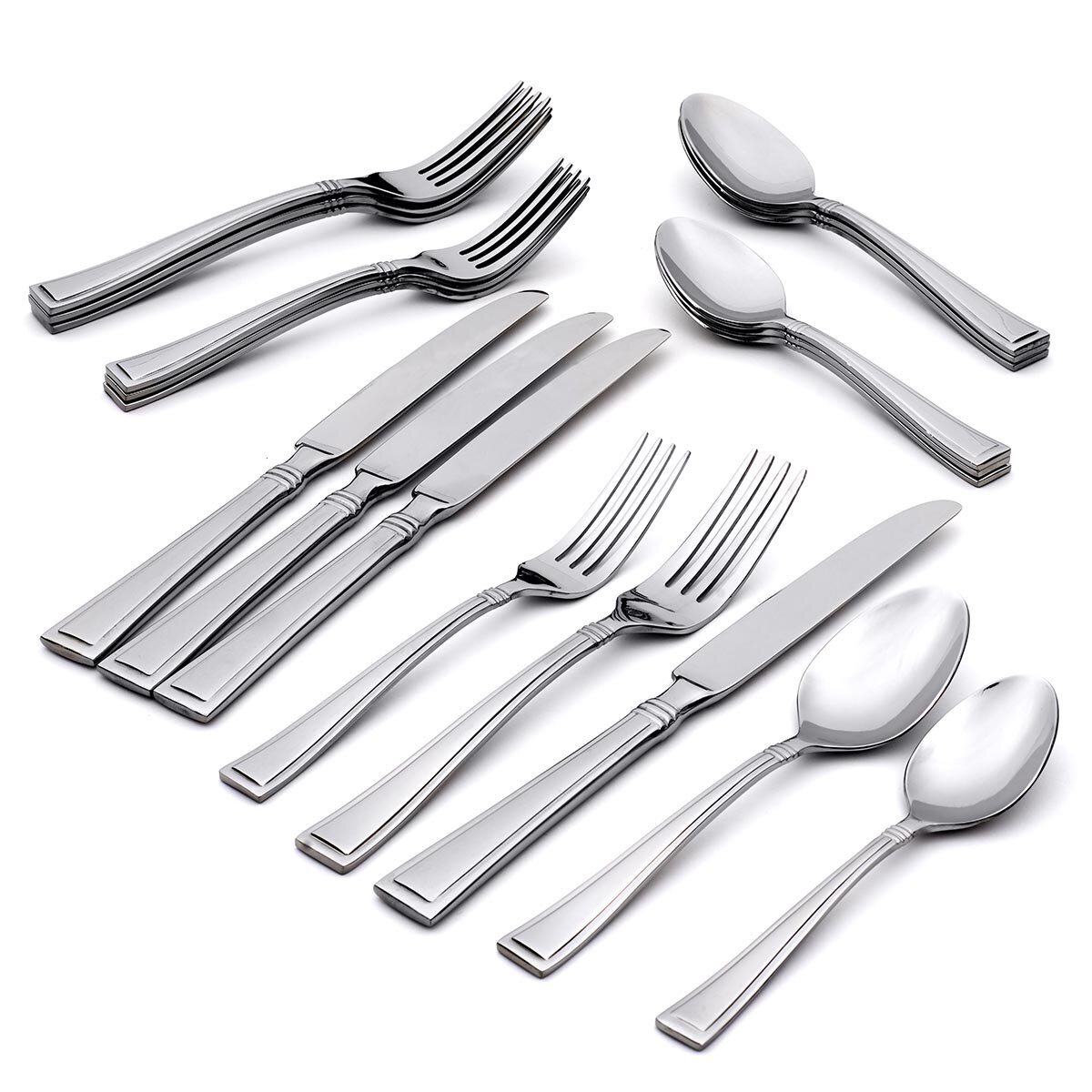 Oneida Butler S/4 Silver 12 flatware-dinner-forks 