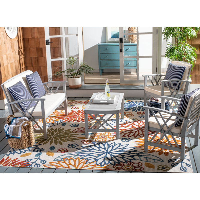 Lark Manor Medora 4 Piece Sofa Seating Group With Cushions