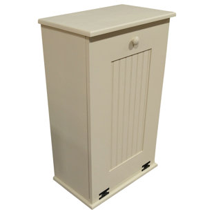 Wood Kitchen Trash Can Cabinet Wayfair Save