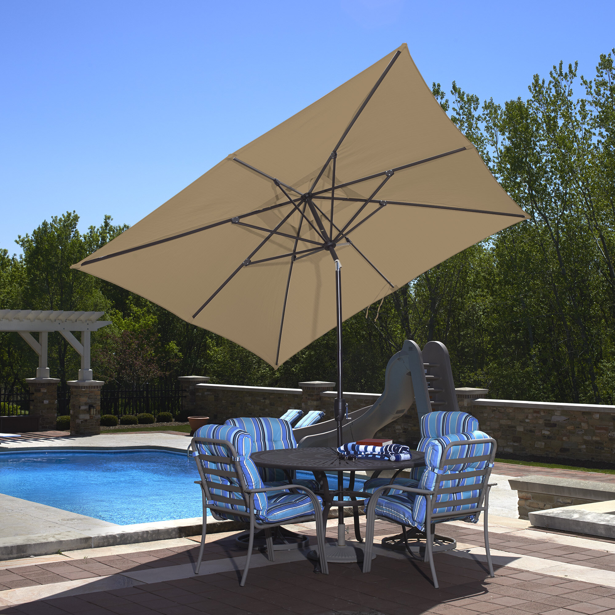 Bonita 10 X 8 Rectangular Market Umbrella Reviews Allmodern