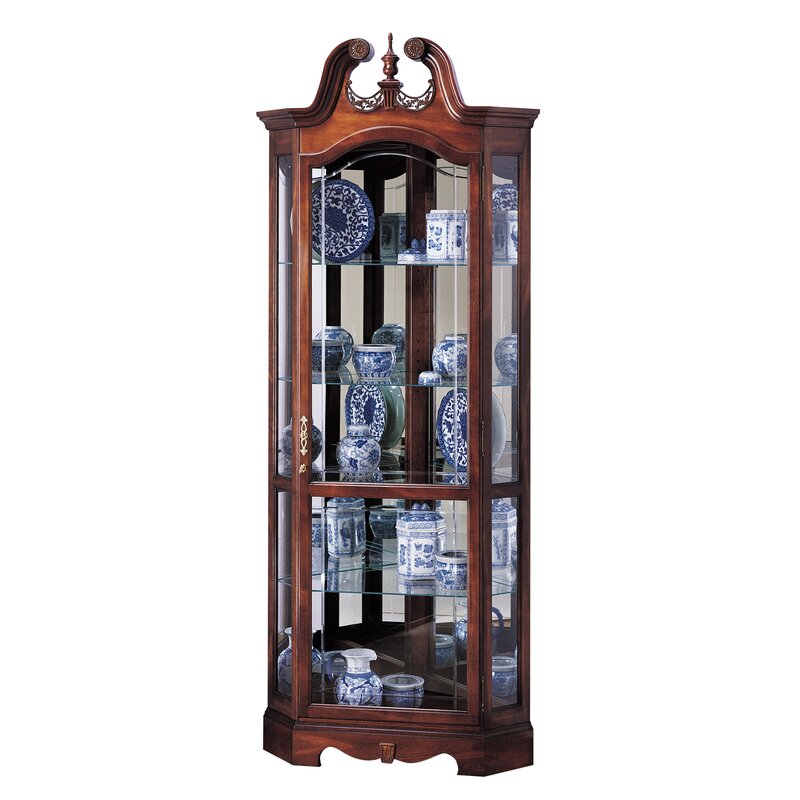 Darby Home Co Bridgeman Curio Cabinet Wayfair