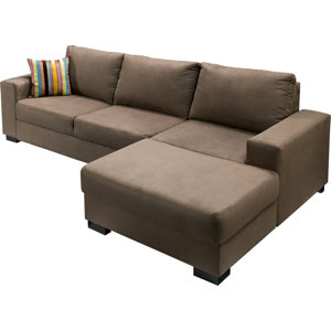 Ecksofa Bush mit Bettfunktion von Red Barrel Stu..