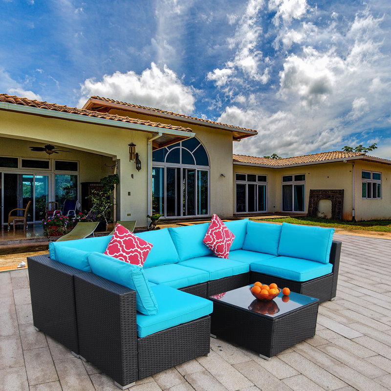 wayfair merton 7 piece sectional