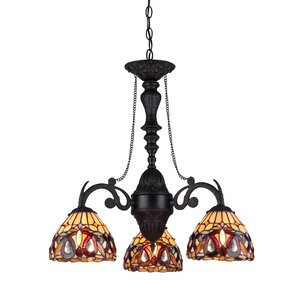 Allred 3-Light Shaded Chandelier